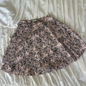 Scotch & Soda Black and Cream A-Line Skirt Knee-Length Casual